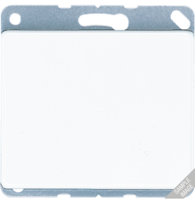 Крышка глухая с опорным кольцом; черная  SL561BSW  Jung