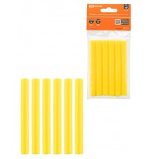 Клеевые стержни универсальные желтые, 11 мм x 100 мм, 6 шт, "Алмаз"  SQ1024-0516  TDM