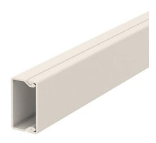 Мини-канал WDK с крышкой 20x35x2000 мм (высота борта 20 мм, крышка 35 мм) ПВХ кремовый RAL 9001  6026370  OBO Bettermann