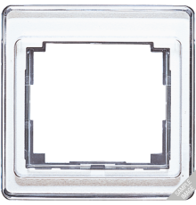 Рамка для вертикальной установки 4-кратная; белая  SL584WW  Jung