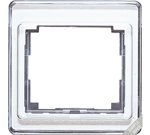 Рамка для вертикальной установки 2-кратная; серебро  SL582SI  Jung