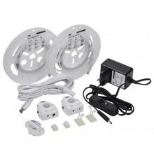 Комплект светодиодной ленты DIY (2835WW60-4,8-IP20-12В 2х1,2м + др + 2хДД)  LSR1-1-060-20-1-2XD12-S3  IEK