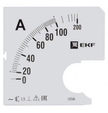 Шкала сменная для A961 100/5А-1,5 EKF PROxima  s-a961-100  EKF