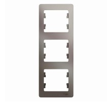 Glossa Платина Рамка 3-ая, вертикальная  GSL001207  SE