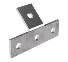 Пластина Т-образная 45 градусов 4 отверстия HDZ  PR08.8800  Промрукав