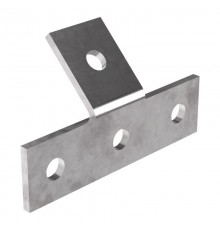 Пластина Т-образная 45 градусов 4 отверстия HDZ  PR08.8800  Промрукав