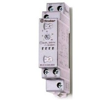 Модульный таймер мультифункциональный (AI, DI, SW, BE, CE, DE); питание 24...240В АС/DC; 1CO 8A; ширина 17.5мм  805102400000PAS  Finder