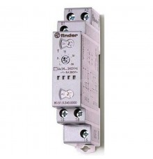 Модульный таймер мультифункциональный (AI, DI, SW, BE, CE, DE); питание 24...240В АС/DC; 1CO 8A; ширина 17.5мм  805102400000  Finder