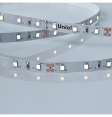 Лента светодиодная холодный белый свет 6500K ULS-M11-2835-60LED/m-8mm-IP20-DC12V-4,8W/m-5M-6500K PROFI UL-00004356  Uniel
