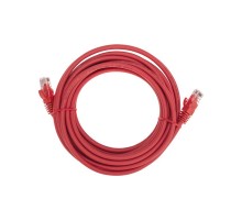 Патч-корд U/UTP CAT 6, RJ45-RJ45, 26AWG, LSZH, красный, 5м REXANT  02-0293-5  REXANT