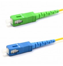 Патч-корд оптический переходной (SM), 9/125 (OS2), SC/APC-SC/UPC, (Simplex), LSZH, 3м  50-2052  REXANT