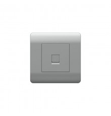 Розетка компьютерная 1хRJ45, серебряный(NEW3-E)  431417  CHINT