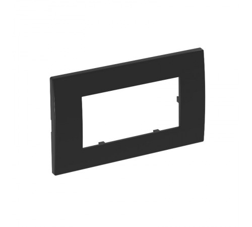 Рамка двойная Modul45 (универс.,84x140 мм,черный) (AR45-F2 SWGR)  6119344  OBO Bettermann