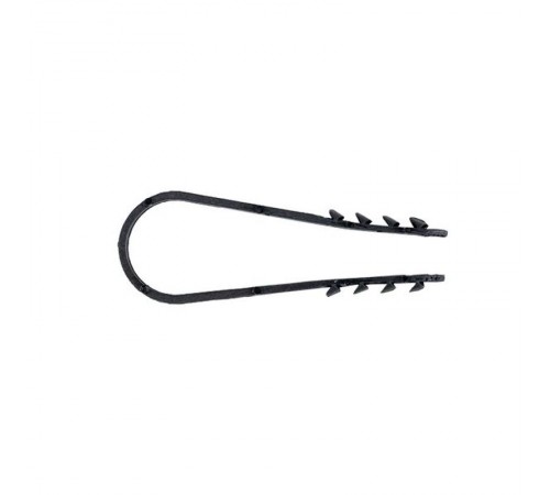 Дюбель-хомут для круглого кабеля (19-25мм) черный (50шт.) PROxima  plc-ncs50-19x25b  EKF