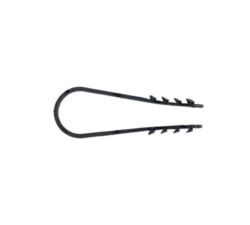 Дюбель-хомут для круглого кабеля (19-25мм) черный (50шт.) PROxima  plc-ncs50-19x25b  EKF