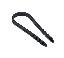 Дюбель-хомут для круглого кабеля (19-25мм) черный (50шт.) PROxima  plc-ncs50-19x25b  EKF