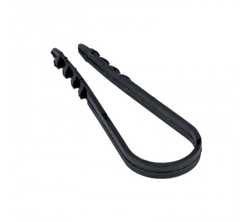 Дюбель-хомут для круглого кабеля (19-25мм) черный (50шт.) PROxima  plc-ncs50-19x25b  EKF
