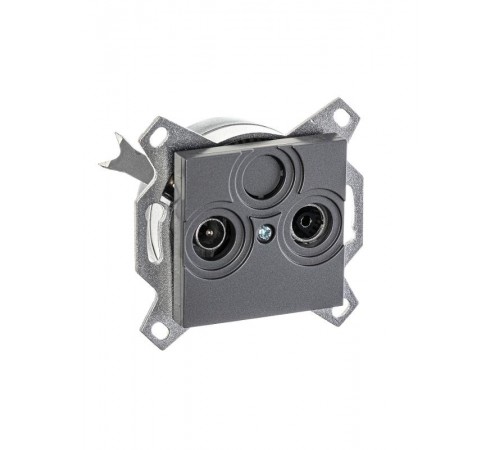 ABB Levit Сталь Розетка TV-R оконечная  5011H-A03503 69W  2CHH083503A6069  ABB