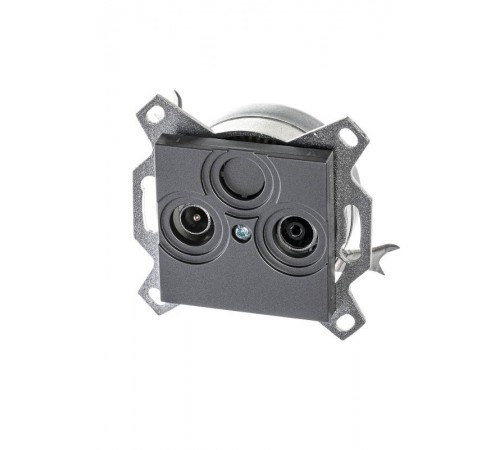 ABB Levit Сталь Розетка TV-R оконечная  5011H-A03503 69W  2CHH083503A6069  ABB