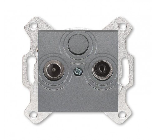 ABB Levit Сталь Розетка TV-R оконечная  5011H-A03503 69W  2CHH083503A6069  ABB