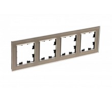 AtlasDesign Nature Шампань Рамка 4-ая, стекло  ATN320504 SE