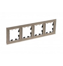 AtlasDesign Nature Шампань Рамка 4-ая, стекло  ATN320504 SE