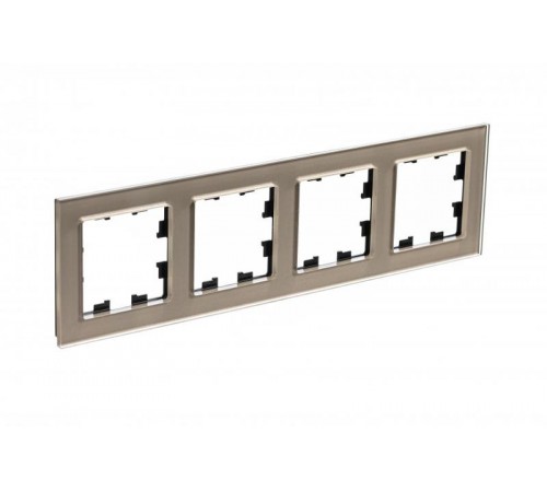 AtlasDesign Nature Шампань Рамка 4-ая, стекло  ATN320504 SE