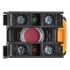 Кнопка d=22мм 1NO+1NC красная MASTER  MI-BT60-11-3-22-K04  IEK