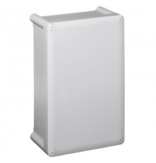 Коробка промышленная пластиковая - IP55 - IK07 - RAL 7035 - 180x140x86 мм - сплошная крышка  035950  Legrand