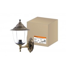 Светильник садово-парковый Прага Эл-11-71Б 60 Вт Е27 настенный вверх бронза, прозрачный плафон TDM  SQ0330-0523  TDM