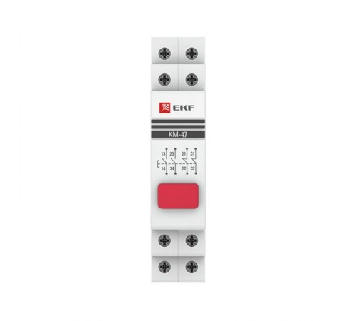 Кнопка модульная КМ-47 (красная) EKF PROxima  mdb-47-red-pro  EKF