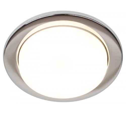 Светильник встраиваемый точечный под лампу GX53 KL70 СН /1 тонкий, 220V, 13W, хром  Б0048956  ЭРА