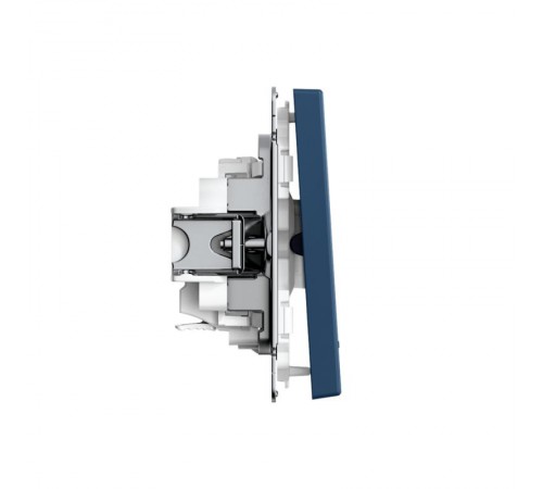 ArtGallery Аквамарин Выключатель 1-клавишный с подсветкой, 10АХ, механизм, быстрозажим. клем.  GAL001113S  SE