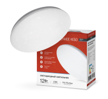 Светильник светодиодный серии DECO 12Вт 230В 6500К 780лм 190х65мм НОЧНОЕ НЕБО  4690612033457  IN HOME