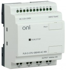 Логическое реле PLR-S. CPU0804(R) 220В AC без экрана ONI  PLR-S-CPU-0804R-AC-NN  ONI
