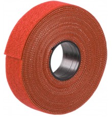 Хомут-липучка ХКл 20мм красный (5м/ролл)  UHL11-20-5M-K04  IEK