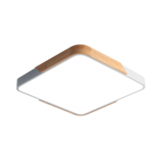 Светильник светодиодный бытовой PPB Sсandic-S 24w 4000K GR/W с деревянной планкой IP20 300*300*50  .5037359  JAZZWAY