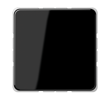 Крышка без отверстий с несущим каркасом для произвольных вырезов; черная  CD594-0SW  Jung