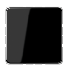 Крышка без отверстий с несущим каркасом для произвольных вырезов; черная  CD594-0SW  Jung