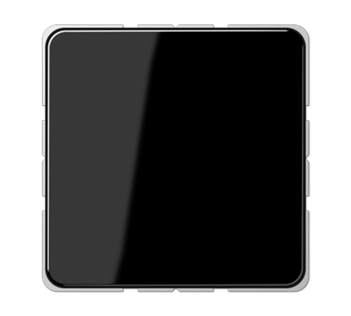 Крышка без отверстий с несущим каркасом для произвольных вырезов; черная  CD594-0SW  Jung