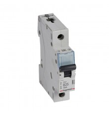 Выключатель автоматический  однополюсный TX3 6000 25А B 10кА  403862  Legrand