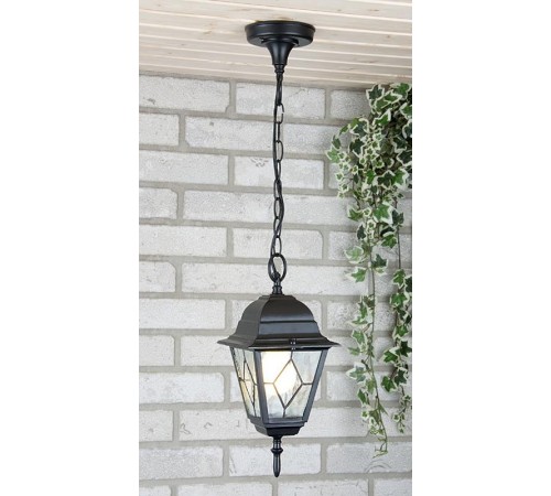 Светильник садово-парковый Vega H черный подвесной  a025021  Elektrostandard