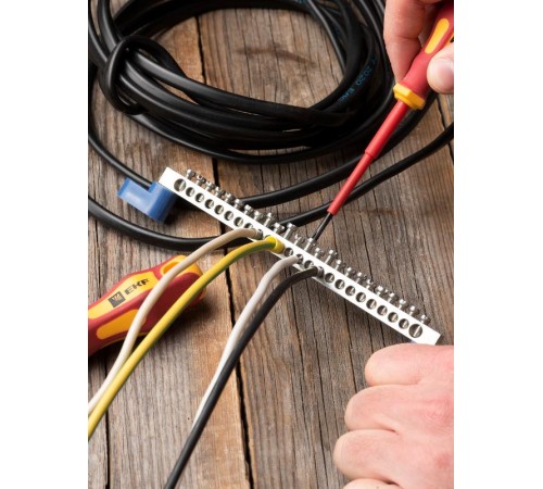 Шина "N" 63.24 (2 изолятора стойка) никель EKF PROxima  sn1-63-24-2  EKF