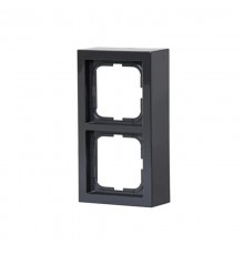 Рамка 2 поста, Impressivo, наружный монтаж, антрацит  1722S85-81   2TKA000344G1  ABB