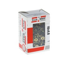 Саморезы универсальные 16х4,0 мм (200 шт) желтые - коробка с окном ( 0,203 кг)  102240  Tech-KREP