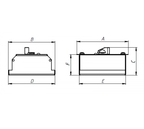 Светильник светодиодный ДВО GRILDOT 100х100 W 10Вт 4000K  IP40/IP20  1749000010  Световые Технологии