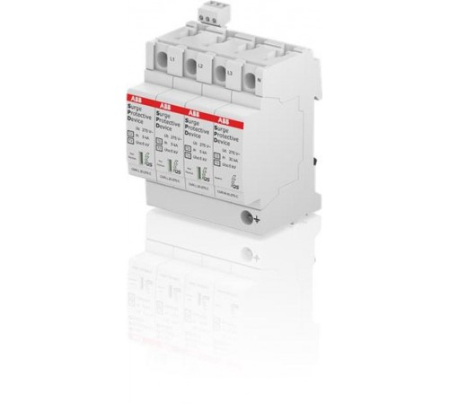 Устройство защиты от импульсных перенапряжений (УЗИП) OVR T2-T3 3N 20-275 P TS QS2CTB803973R1600 ABB