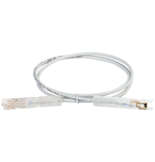 Патч-корд 110-110 1 пара, кат.5Е, 1м, серый  PC01-110-1P1M  ITK