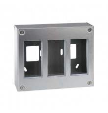 Simon CIMA 500 Бокс на 3 модуля 500CIMA, наружный монтаж, 168х67х207,5мм, сталь  51000013-036  Simon