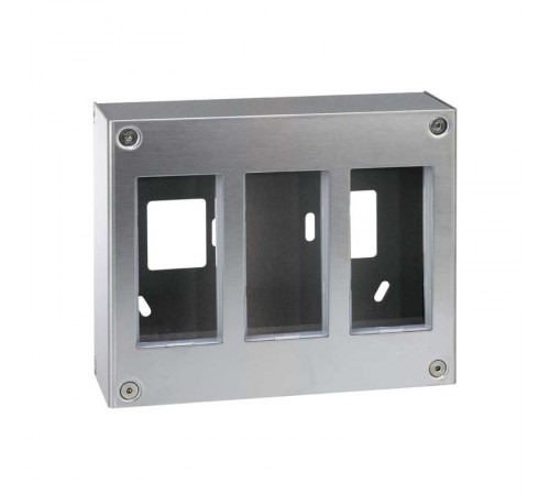 Simon CIMA 500 Бокс на 3 модуля 500CIMA, наружный монтаж, 168х67х207,5мм, сталь  51000013-036  Simon